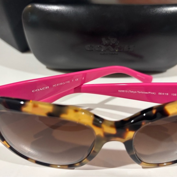 Coach Tortoise Shell Sunglasses - Picture 2 of 4